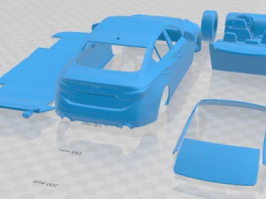 Infiniti Q50 2021 Printable Car 3D Print Model