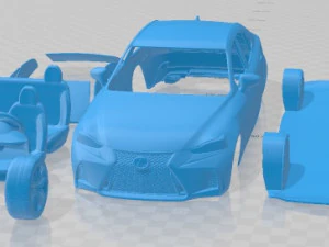 Lexus IS 200 T F Sport 2020 Printable Car 3D Print Model
