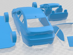 Lexus IS 200 T F Sport 2020 Printable Car 3D-Druckmodell