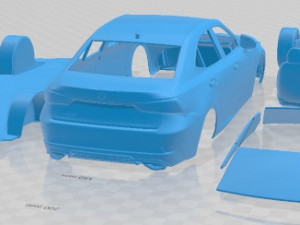 Lexus IS 200 T F Sport 2020 Printable Car 3D-Druckmodell