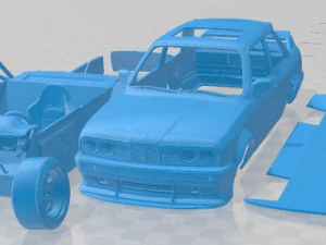 E30 Drift Printable Car 3D Print Model