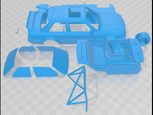 E30 Drift Printable Car 3D Print Model