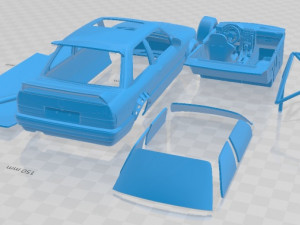 E30 Drift Printable Car 3D Print Model