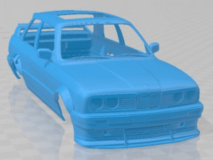 E30 Drift Printable Body Car 3D Принт Модель