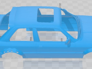 E30 Drift Printable Body Car 3D Принт Модель