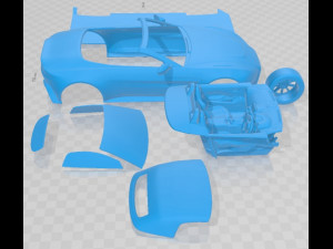 Aston Martin Vantage Roadster 2021 Printable Car 3D 프린트 모델