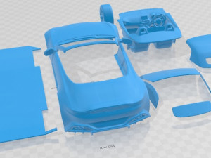 Aston Martin Vantage Roadster 2021 Printable Car 3D 프린트 모델