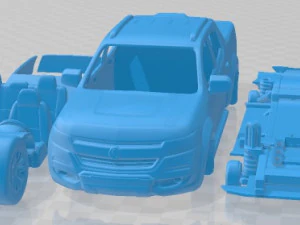 Voiture imprimable Holden Colorado Doublecab 2020 Modèles 3D en vedette