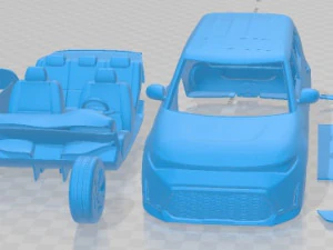 KIA Soul 2023 Yazdırılabilir Araba 3D Baskı Modeli