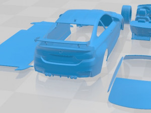 M4 GTS Printable Car in separate parts Modelo de impresión 3D