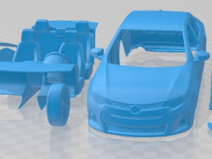Toyota Corolla S 2014 USA Printable Car Modèles 3D en vedette