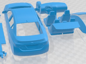 Toyota Corolla S 2014 USA Printable Car Modèles 3D en vedette