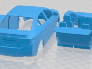 Toyota Corolla S 2014 USA Printable Car Modèles 3D en vedette