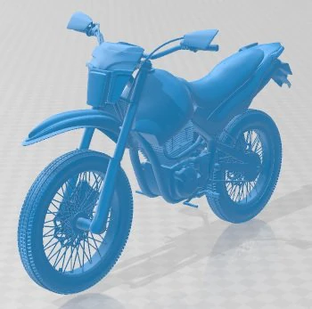 Enduro Moto Printable 3D Print Model .c4d .max .obj .3ds .fbx .stl .blend 
