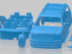 GMC Denali XL Printable Car 3D Принт Модель