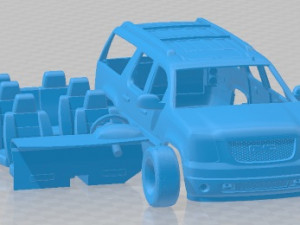 GMC Denali XL Printable Car 3D Baskı Modeli