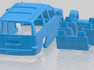 GMC Denali XL Printable Car 3D Baskı Modeli