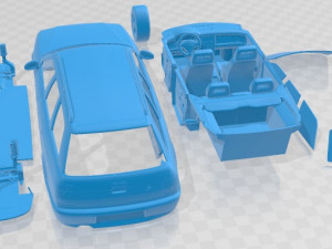 Audi RS2 Quattro Avant 1995 Printable Car 3D प्रिंट मॉडल