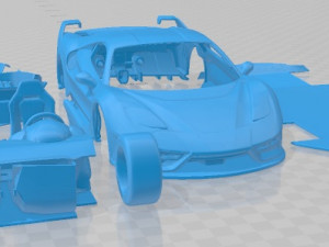 Ferrari 7x Design Gto Vision Printable Car 3D 打印模型