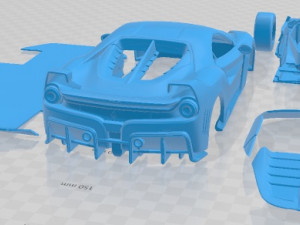 Ferrari 7x Design Gto Vision Printable Car 3D 打印模型
