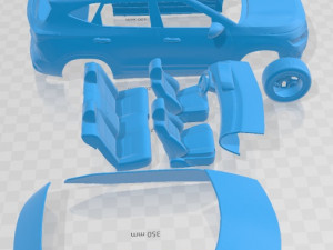 Kia Seltos SX 2022 Printable Car 3D 프린트 모델