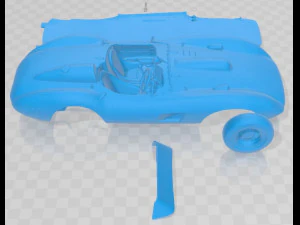 Ferrari 335 S Spider Scaglietti Printable Car 3D Print Model