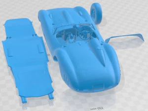 Ferrari 335 S Spider Scaglietti Printable Car 3D Print Model