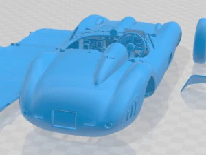 Ferrari 335 S Spider Scaglietti Printable Car 3D Print Model