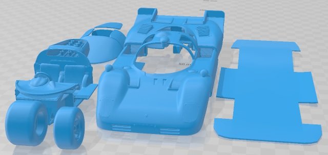 Ferrari 512S 1971 Printable Car 3D Print Model .c4d .max .obj .3ds .fbx .stl .blend 