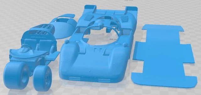 Ferrari 512S 1971 Printable Car 3D Print Model .c4d .max .obj .3ds .fbx .stl .blend 