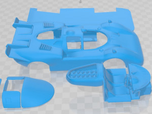 Ferrari 512S 1971 Printable Car 3D Print Model