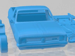 Holden HG Kingswood Ute V8 1970 Printable Car 3D Print Model