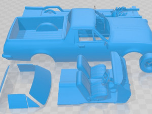 Holden HG Kingswood Ute V8 1970 Printable Car 3D-Druckmodell