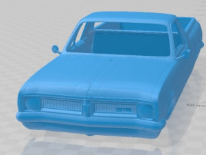 Holden HG Kingswood Ute V8 1970 Printable Body Car 3D प्रिंट मॉडल