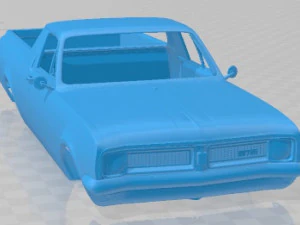Holden HG Kingswood Ute V8 1970 Printable Body Car 3D Print Model