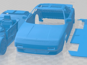 Toyota MR2 MK1 1988 Printable Car Modèles 3D en vedette