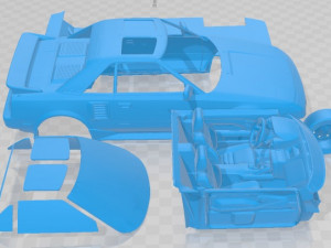 Toyota MR2 MK1 1988 Printable Car 3D Print Model