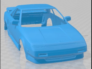 Toyota MR2 MK1 1988 Printable Body Car Modelo de impresión 3D