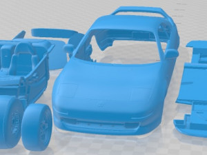 Toyota MR2 K20 Printable Car Model do druku 3D