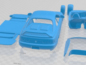 Toyota MR2 K20 Printable Car 3D-Druckmodell
