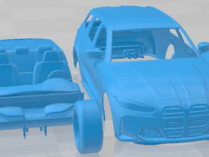 M3 Competition Touring 2022 Printable Car 3D Print Model