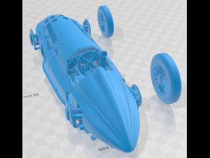 Mercedes Benz W154 1939 Printable Car 3Dプリントモデル