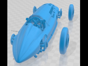 Mercedes Benz W154 1939 Printable Car 3Dプリントモデル