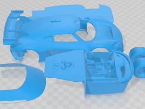 Porsche Mission R 2021 Printable Car Modèles 3D en vedette