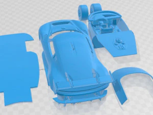 Porsche Mission R 2021 Printable Car 3D Print Model