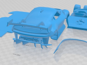 Porsche Mission R 2021 Printable Car Modèles 3D en vedette