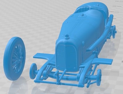 Rolland Pilain Type A22 1923 3D Print Model .c4d .max .obj .3ds .fbx .stl .blend 
