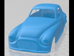 Ferrari 166 Inter 1948 Printable Body Car 3D Print Model