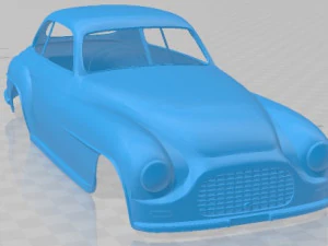 Ferrari 166 Inter 1948 Printable Body Car 3D Print Model