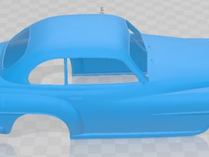 Ferrari 166 Inter 1948 Printable Body Car Model do druku 3D